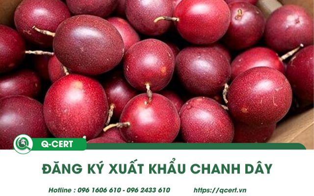 Đăng ký xuất khẩu chanh dây sang Trung Quốc