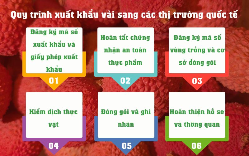 Quy trình xuất khẩu vải