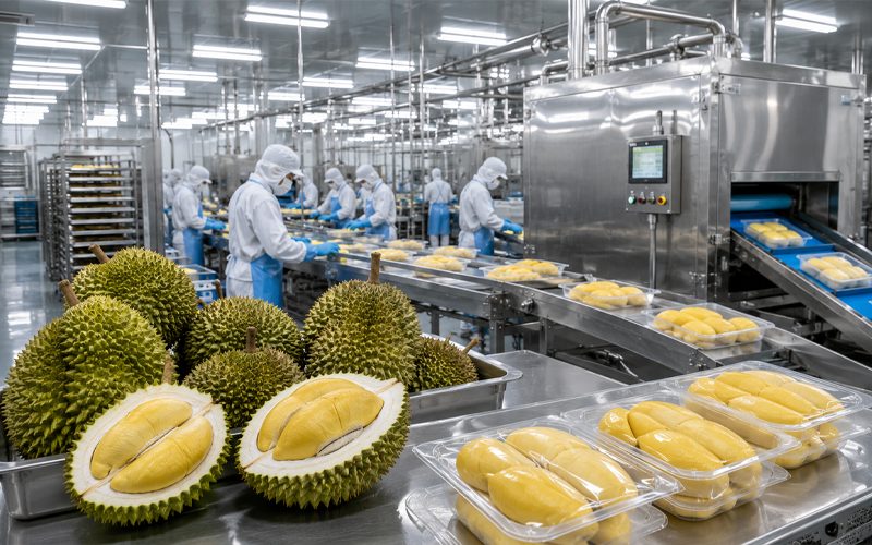 Đăng ký cấp giấy chứng nhận HACCP cho sầu riêng tươi xuất khẩu