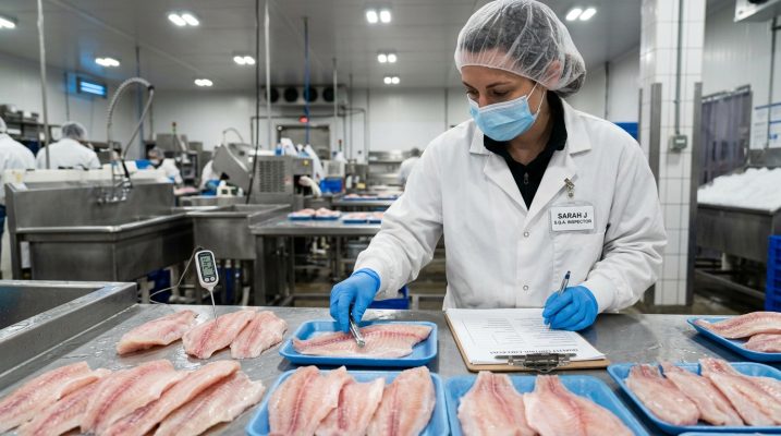 Kiểm tra chất lượng cá rô phi fillet xuất khẩu Thủ tục xuất khẩu cá rô phi lấy mẫu kiểm nghiệm kháng sinh tại phòng kiểm nghiệm chỉ định