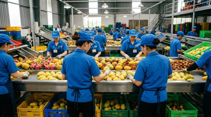 Cơ sở đóng gói nông sản truy xuất nguồn gốc