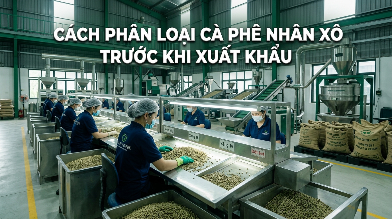 Cách Phân Loại Cà Phê Nhân Xô Trước Khi Xuất Khẩu chuẩn TCVN 4193