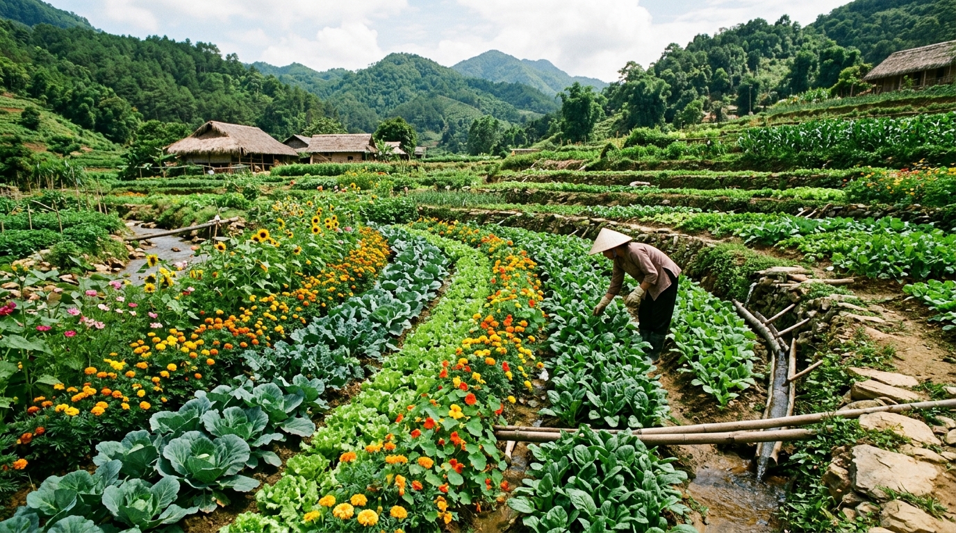 Trang trại nông nghiệp hữu cơ phát triển đa dạng sinh học